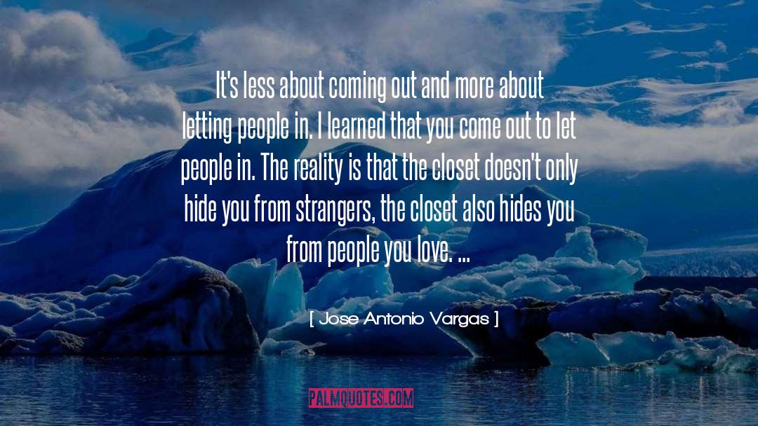 Closet quotes by Jose Antonio Vargas