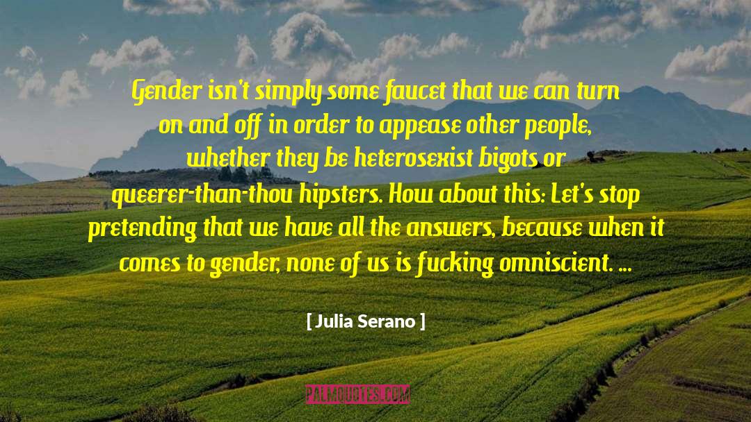 Closeted quotes by Julia Serano