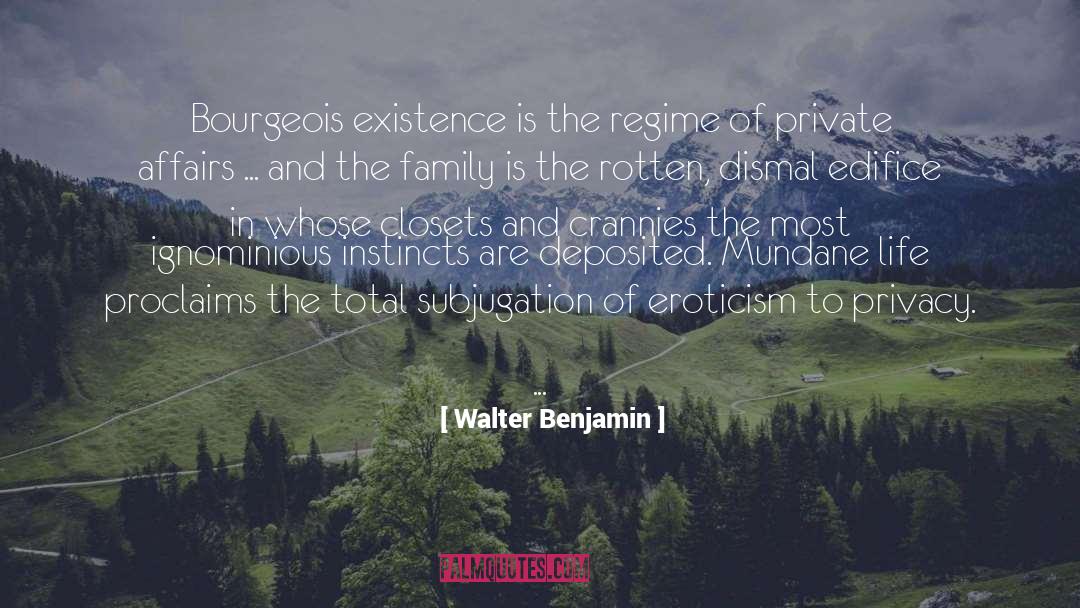 Closets quotes by Walter Benjamin