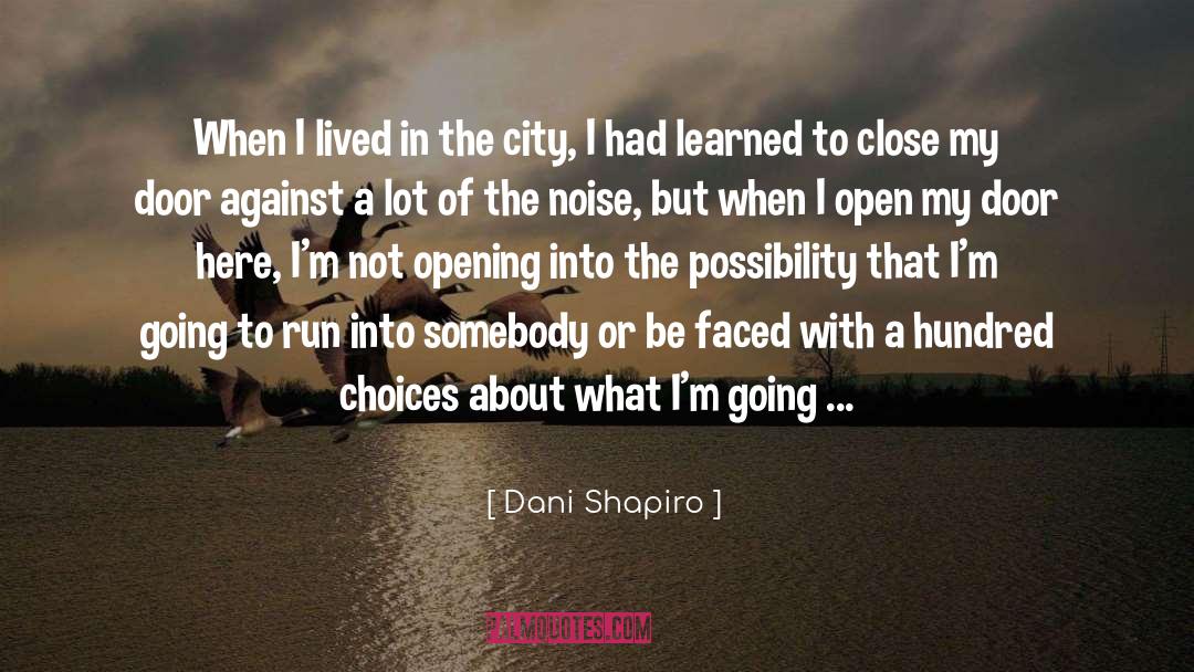 Closing Doors quotes by Dani Shapiro