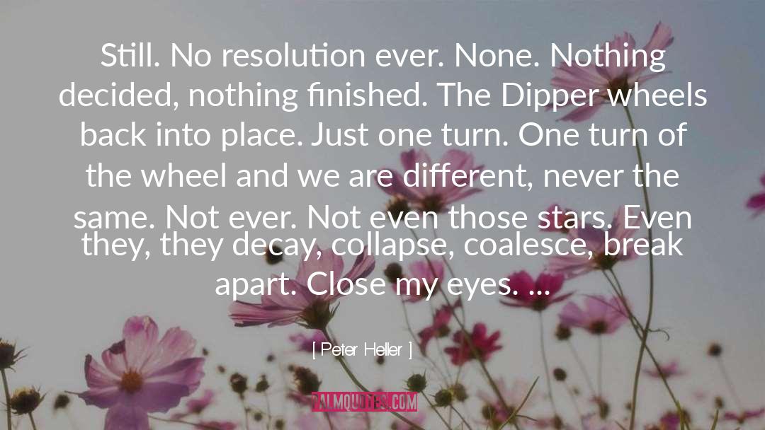 Closing My Eyes quotes by Peter Heller