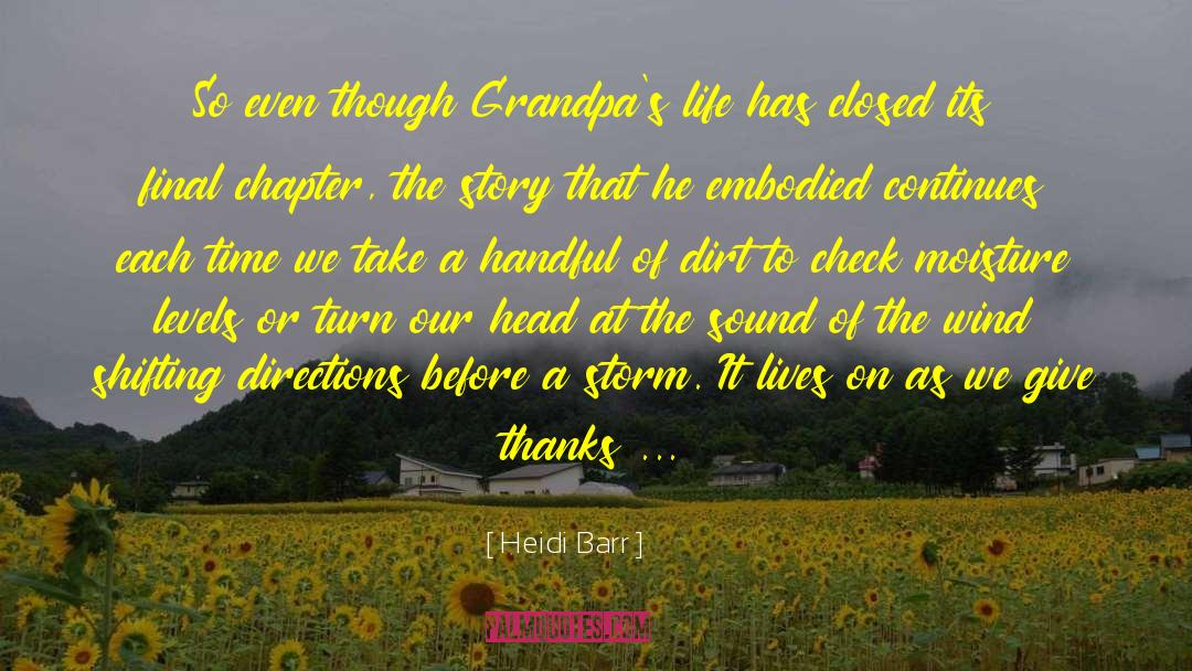 Closing Time quotes by Heidi Barr