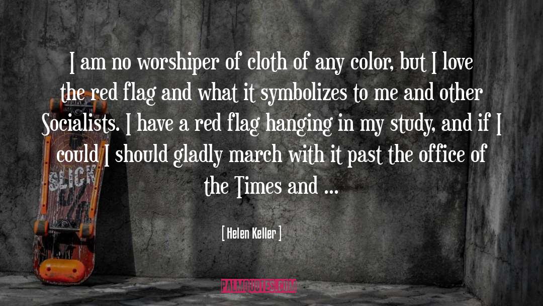Cloth quotes by Helen Keller