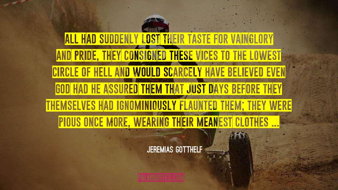 Clothes And quotes by Jeremias Gotthelf