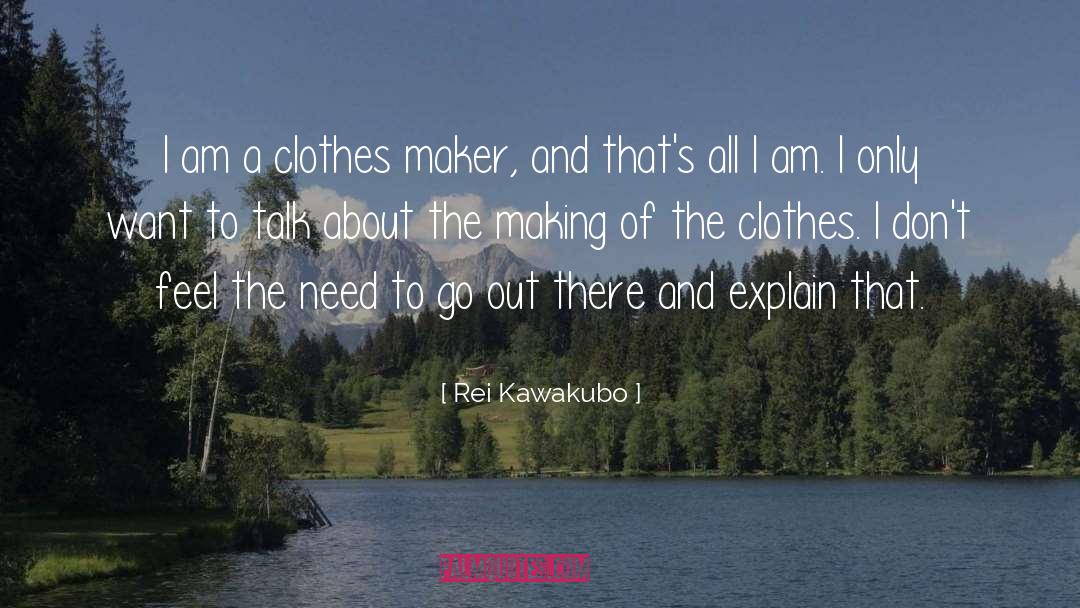 Clothes Hanging quotes by Rei Kawakubo