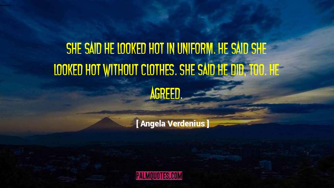 Clothes Hanging quotes by Angela Verdenius