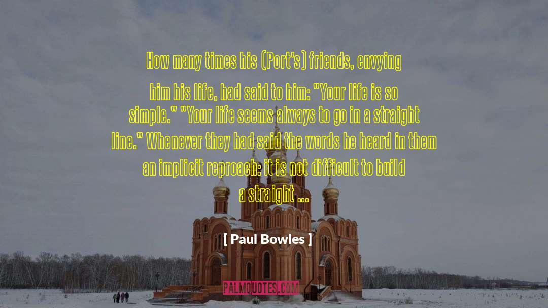 Clothing Line quotes by Paul Bowles