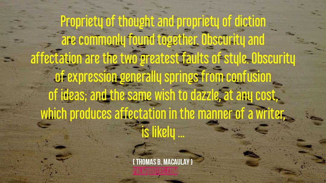 Clothing Style quotes by Thomas B. Macaulay