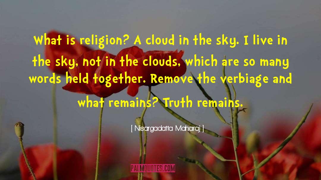 Cloud Nature quotes by Nisargadatta Maharaj