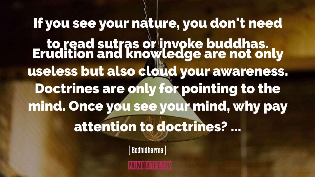 Cloud Nature quotes by Bodhidharma