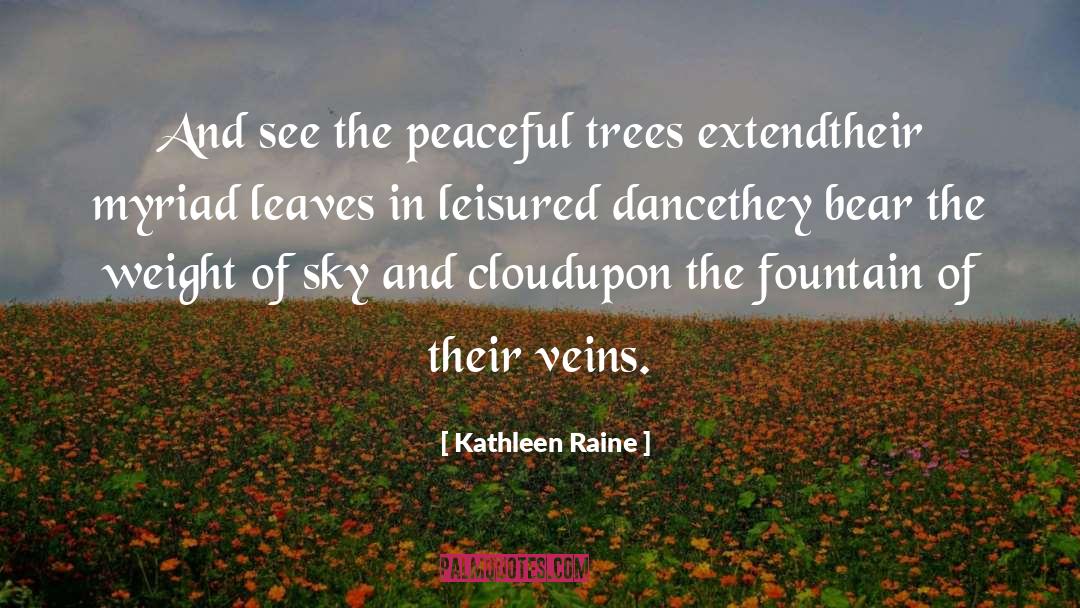 Cloud Nature quotes by Kathleen Raine