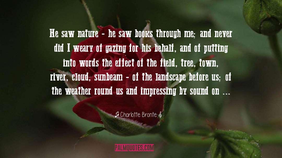 Cloud Nature quotes by Charlotte Bronte