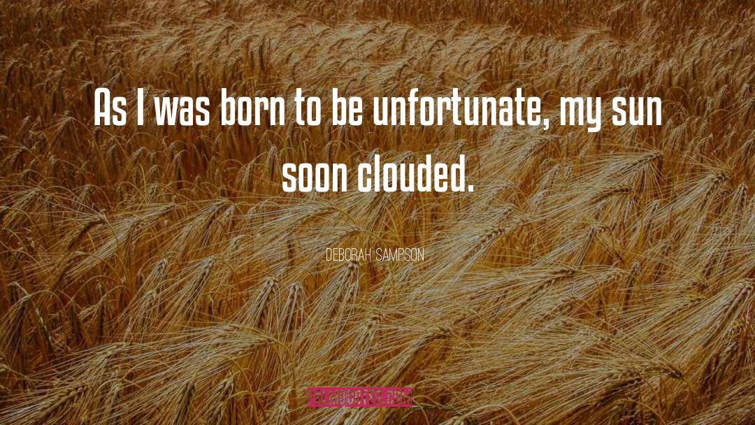 Clouded quotes by Deborah Sampson