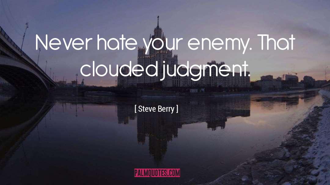 Clouded quotes by Steve Berry