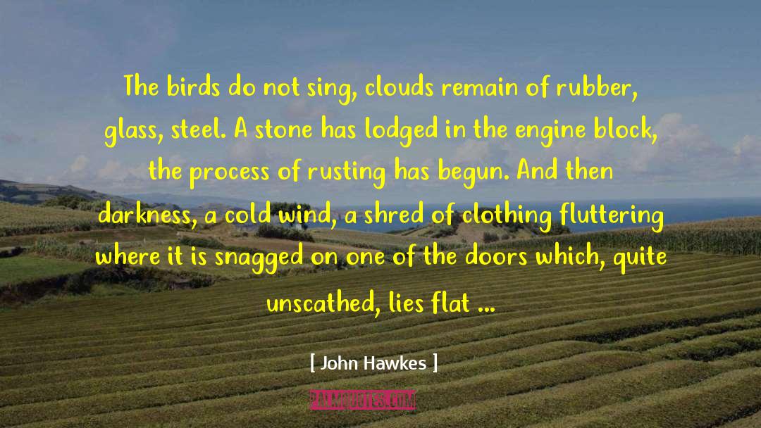 Clouds Short quotes by John Hawkes