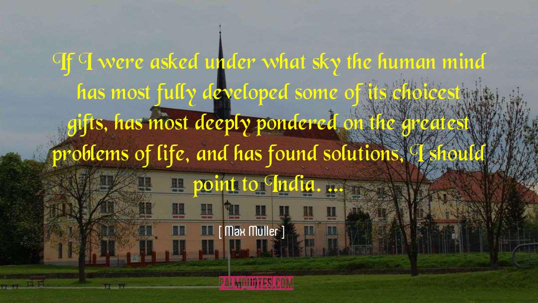 Clouds Sky quotes by Max Muller