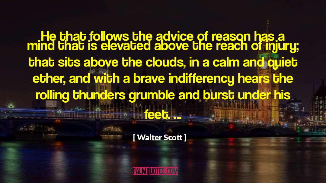Clouds With Rain quotes by Walter Scott