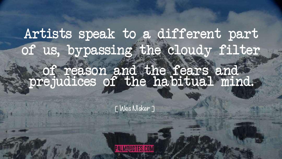 Cloudy quotes by Wes Nisker