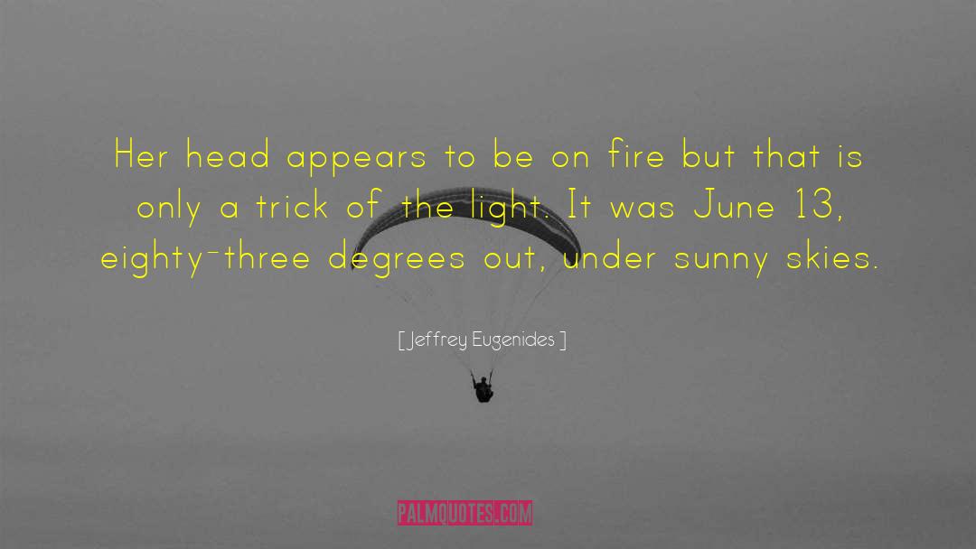 Cloudy Skies quotes by Jeffrey Eugenides