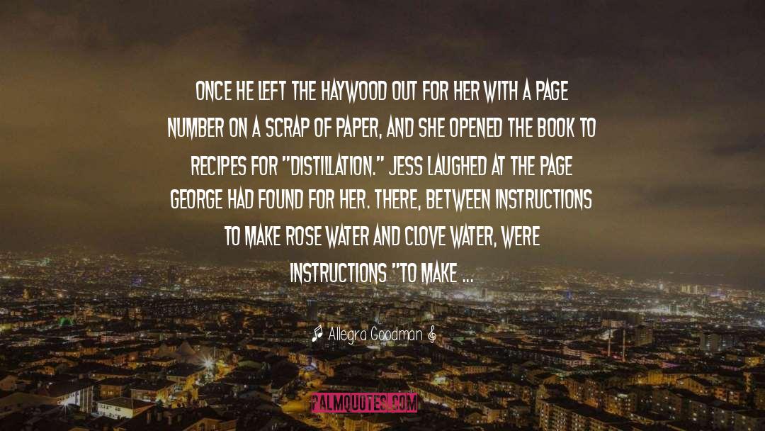 Clove quotes by Allegra Goodman