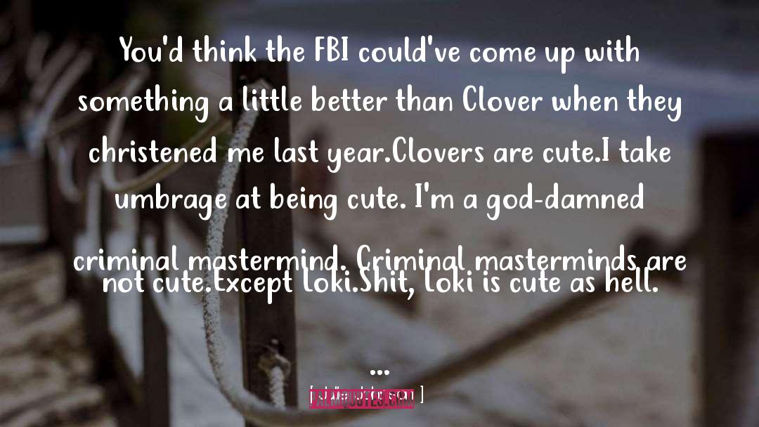 Clover quotes by Julie Johnson