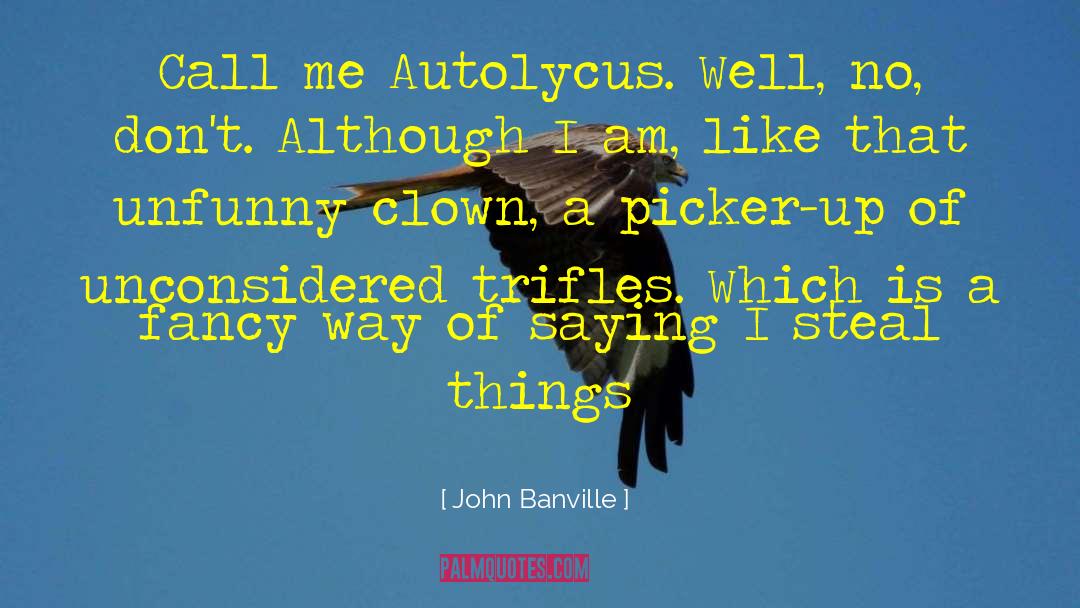 Clown quotes by John Banville