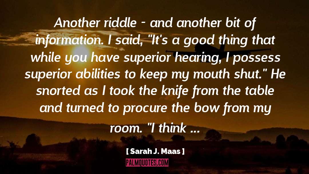 Clue Room quotes by Sarah J. Maas