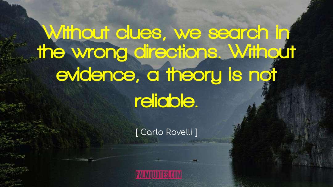 Clues quotes by Carlo Rovelli