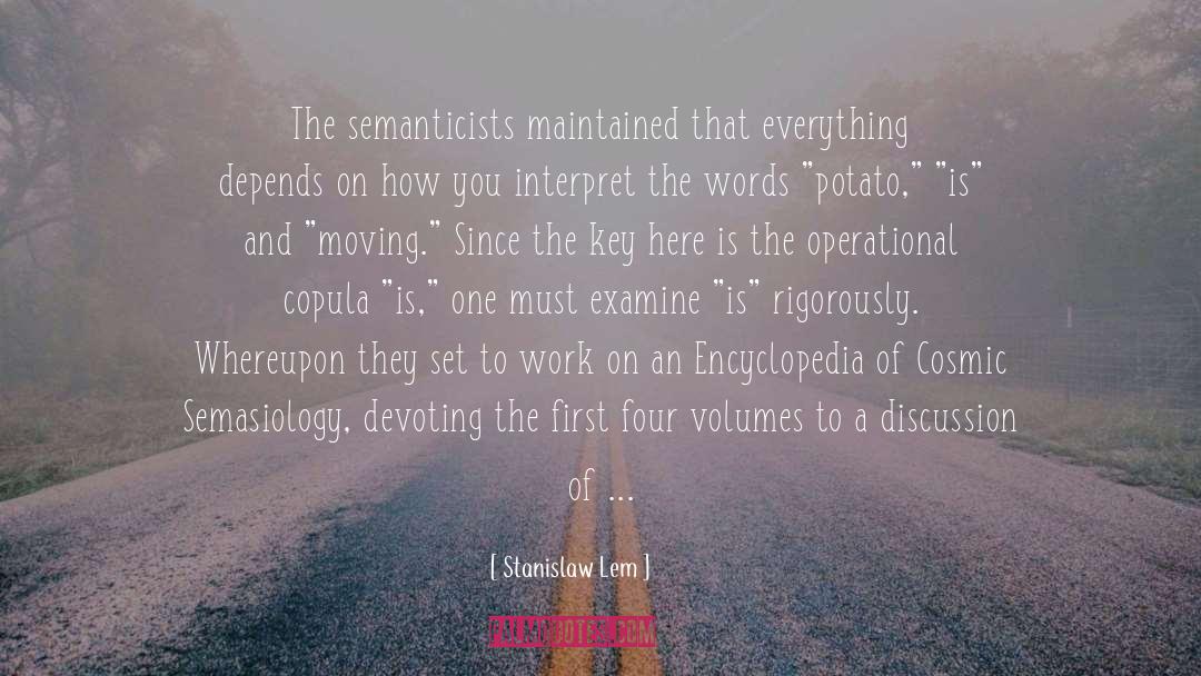 Clusters quotes by Stanislaw Lem