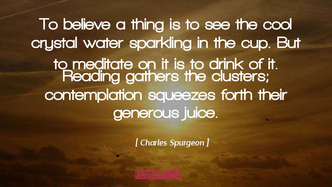 Clusters quotes by Charles Spurgeon