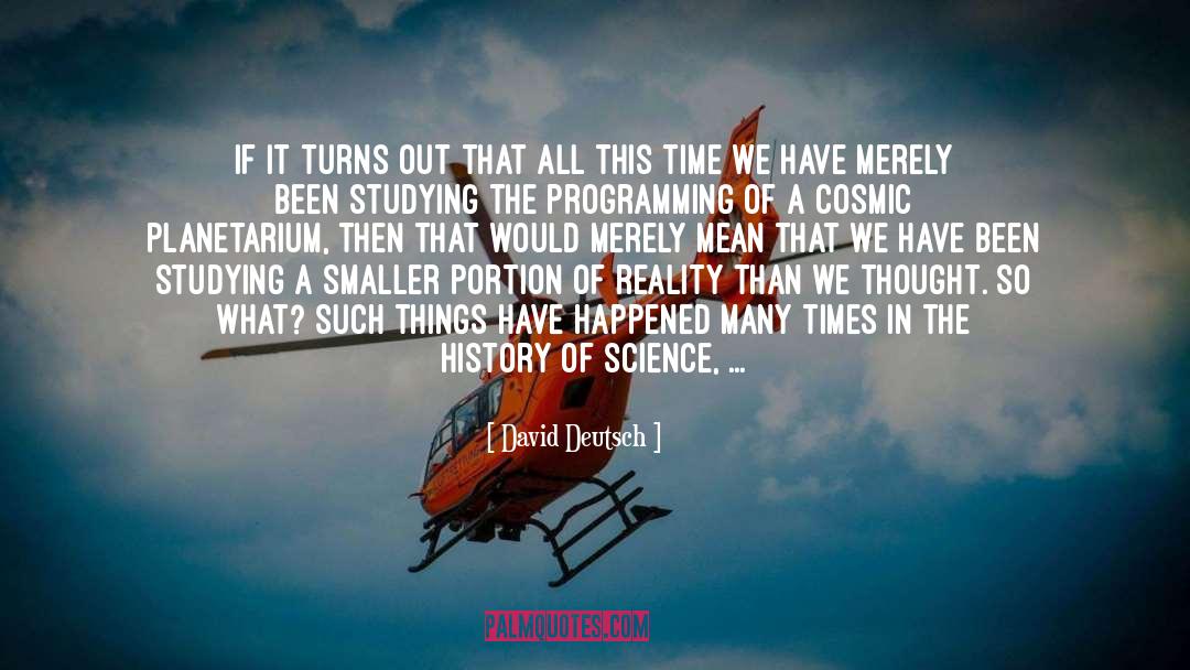 Clusters quotes by David Deutsch