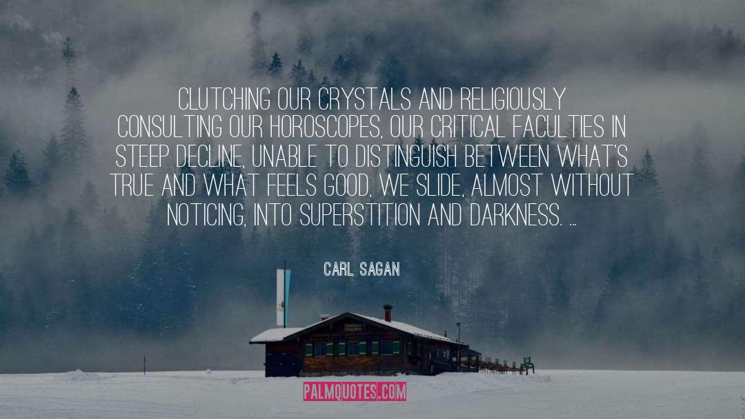 Clutching quotes by Carl Sagan