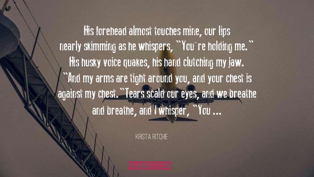 Clutching quotes by Krista Ritchie