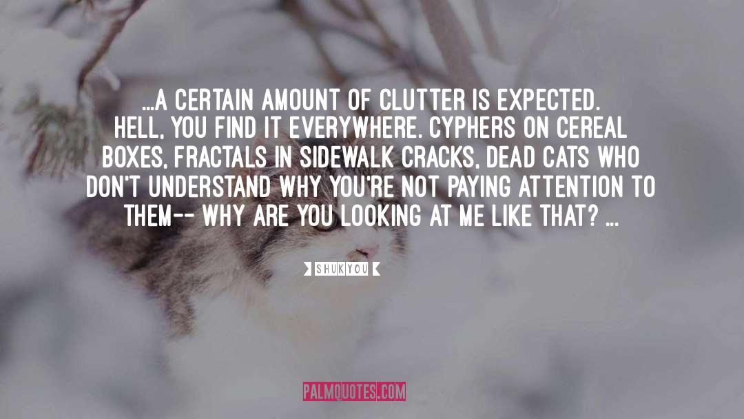 Clutter quotes by Shukyou