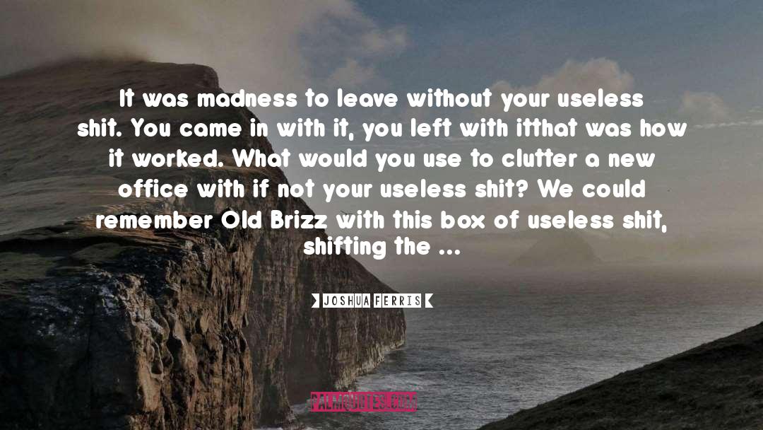 Clutter quotes by Joshua Ferris
