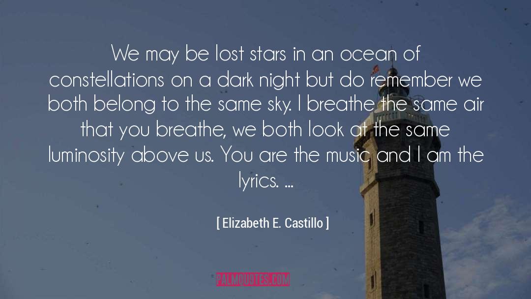 Cnever Be The Same Lyrics quotes by Elizabeth E. Castillo