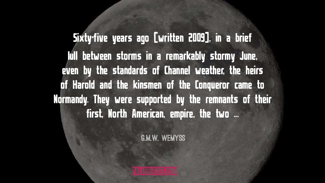 Cnn2 History quotes by G.M.W. Wemyss