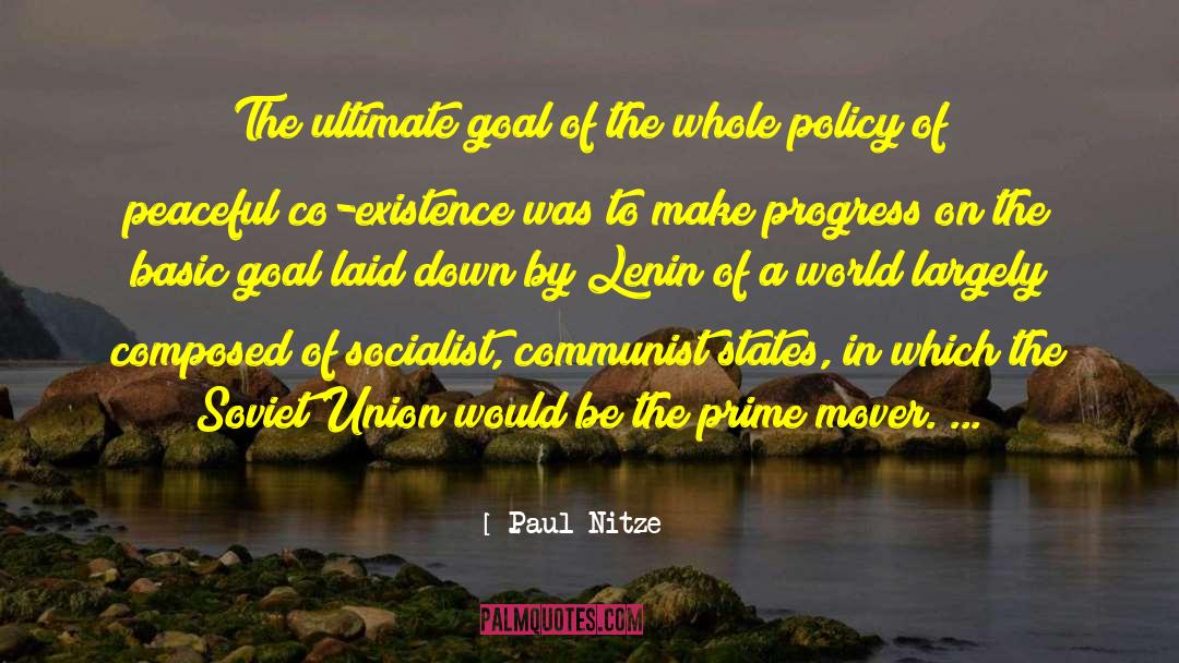 Co Existence quotes by Paul Nitze