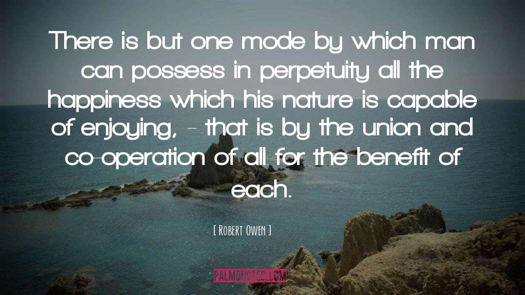 Co Operation quotes by Robert Owen