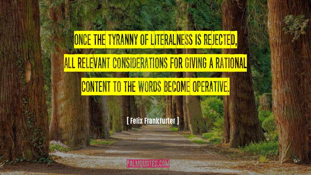 Co Operative quotes by Felix Frankfurter