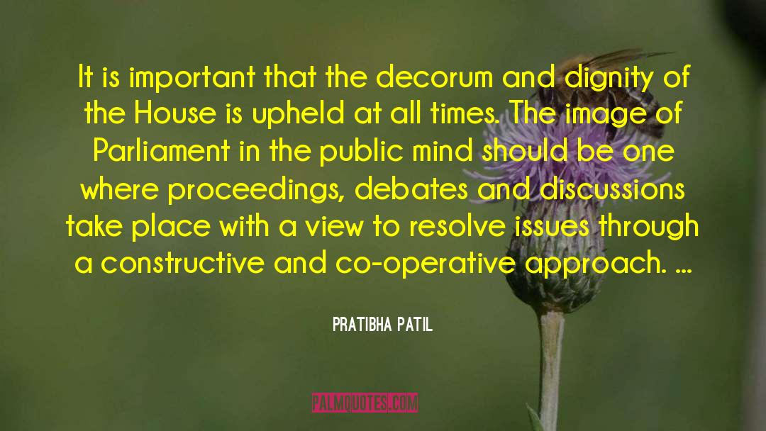 Co Operative quotes by Pratibha Patil