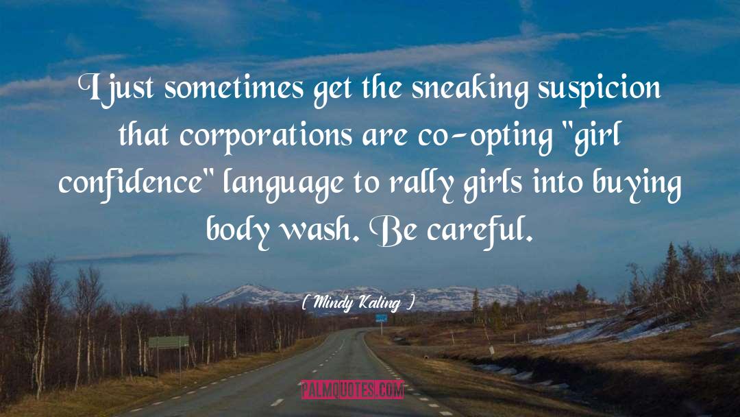 Co Opting quotes by Mindy Kaling