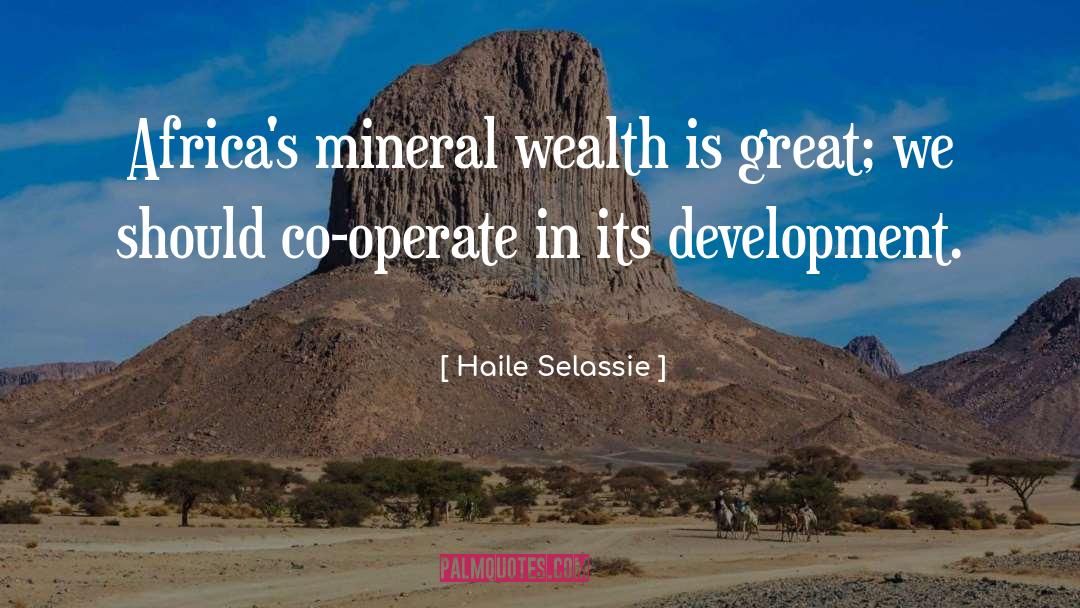 Co quotes by Haile Selassie