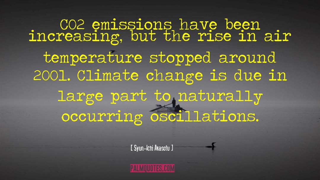 Co2 Emissions quotes by Syun-Ichi Akasofu