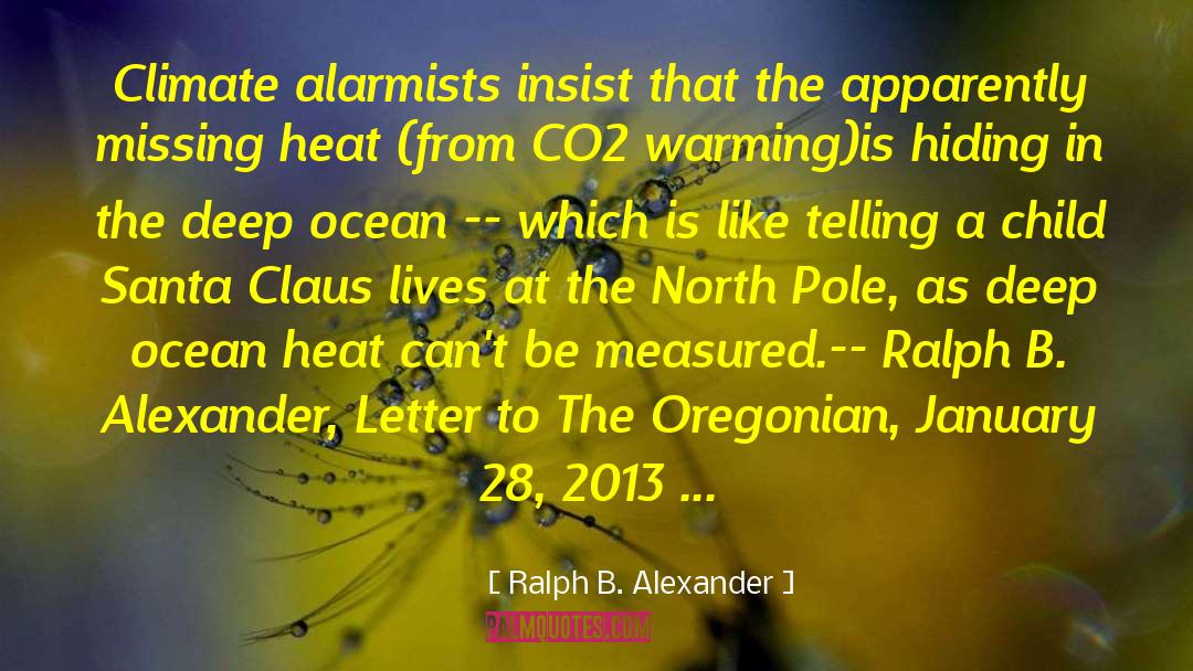 Co2 quotes by Ralph B. Alexander