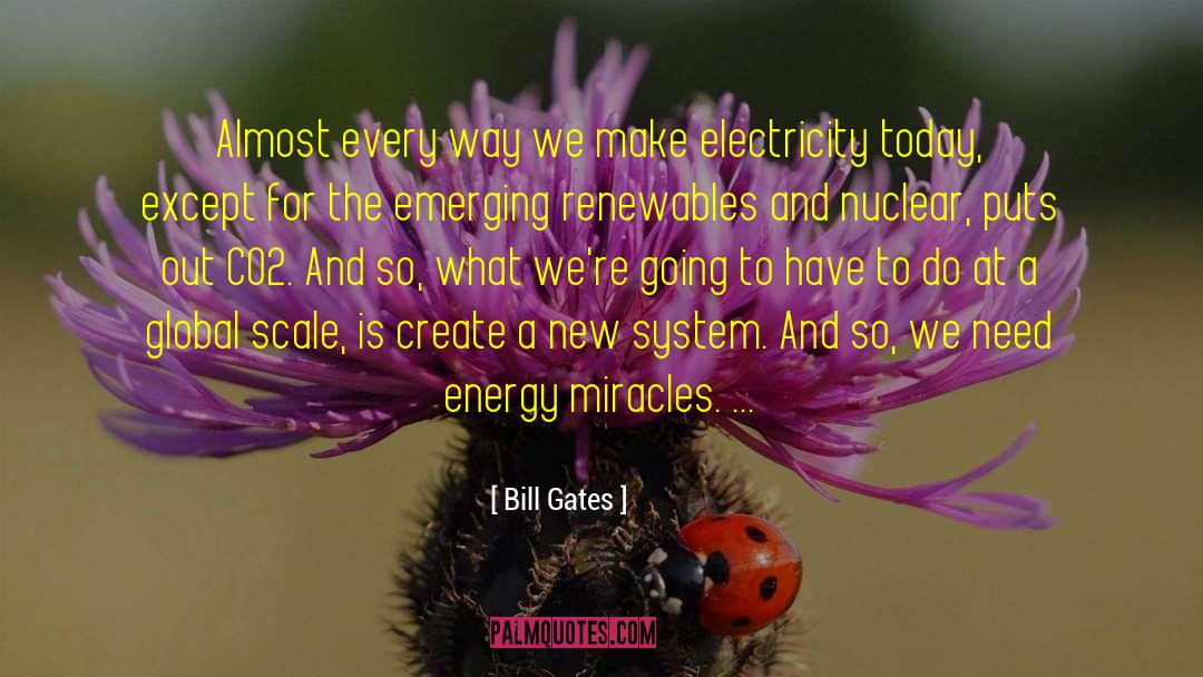 Co2 quotes by Bill Gates