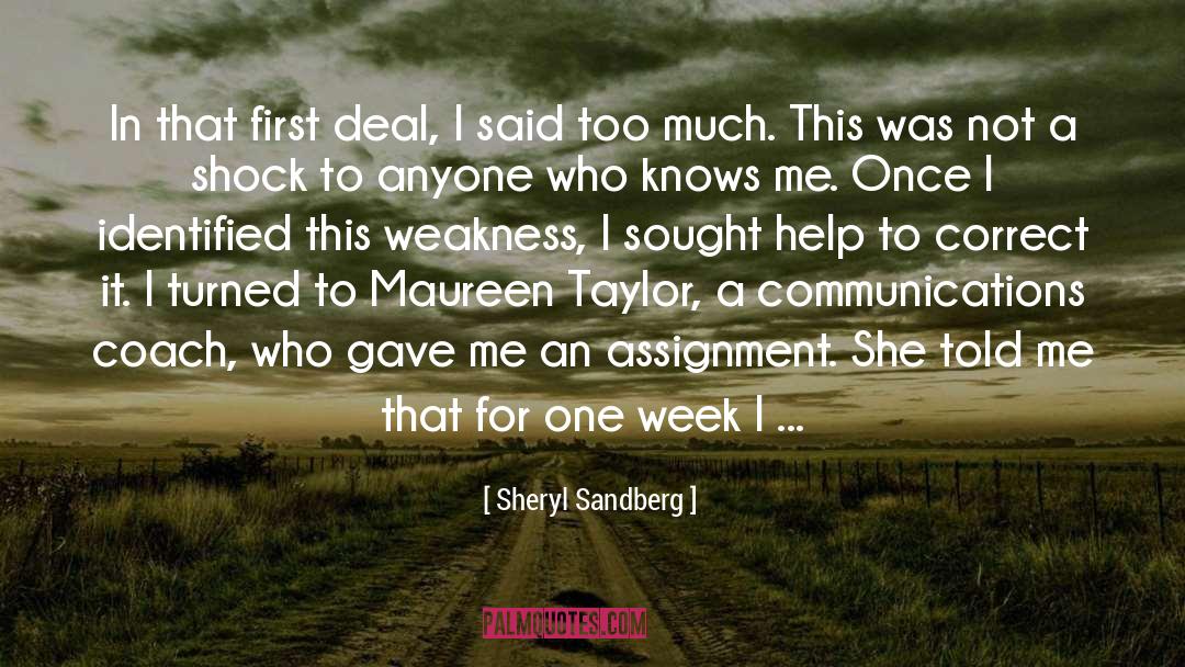 Coach Hedge quotes by Sheryl Sandberg