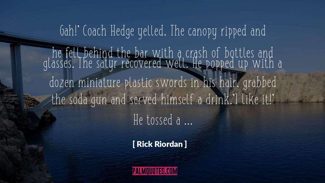 Coach quotes by Rick Riordan