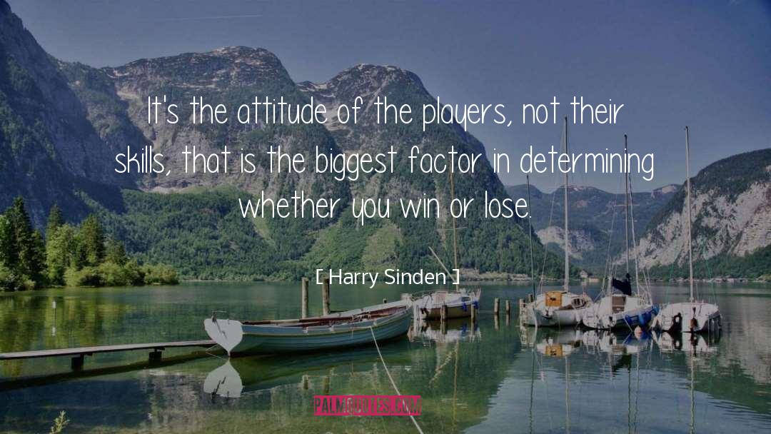 Coaches Motivational quotes by Harry Sinden