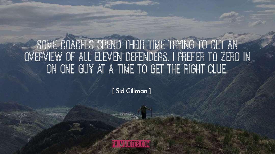 Coaches quotes by Sid Gillman